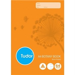 Tudor A4 Botany Book 14mm Ruled 64pg